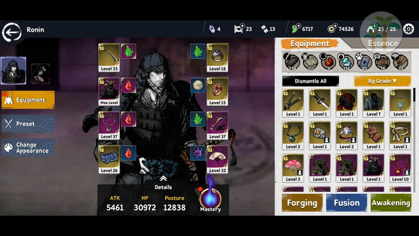 Ronin the Last Samurai Battle Logs