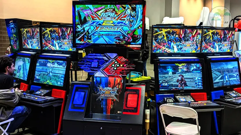 Mobile Suit Gundam Extreme Vs 2 XBoost Arcade Cabinets